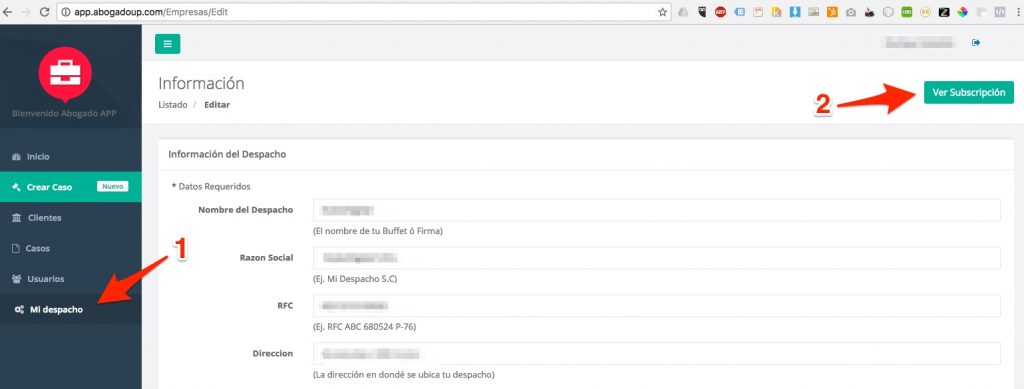 método de pago paso 1
